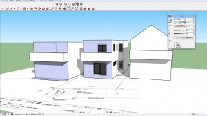 日当たり　シミュレーション　スケッチアップ