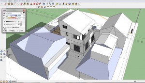 日当たり　シミュレーション　スケッチアップ