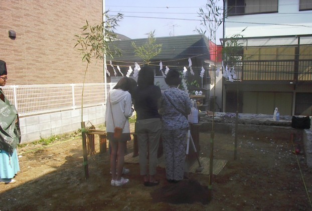 横浜市　板倉の家　地鎮祭