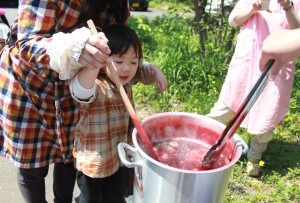 茜染めワークショップ