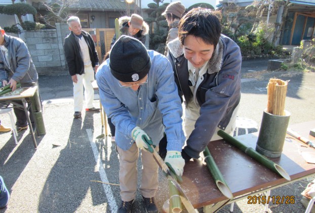 門松づくり