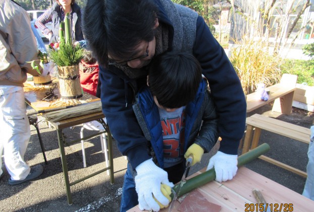 門松づくり