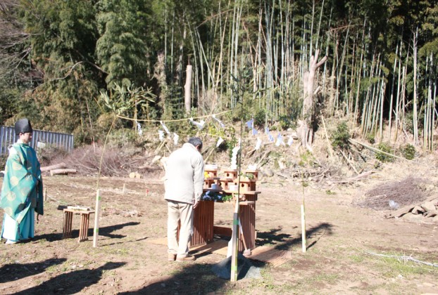 愛川町農家住宅地鎮祭