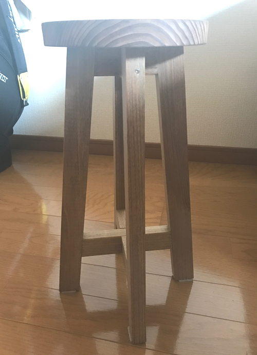 杉の手作り椅子