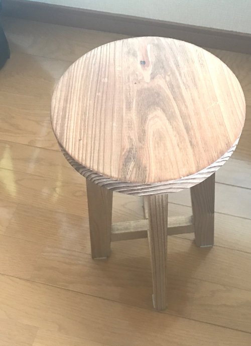 杉の手作り椅子