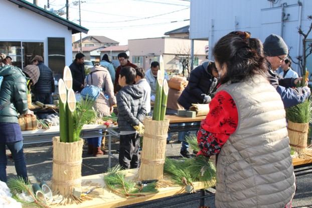 門松づくり