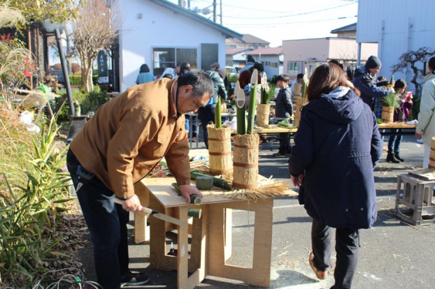 門松づくり