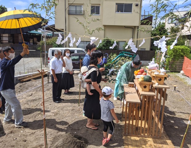 大磯町自然素材の家地鎮祭