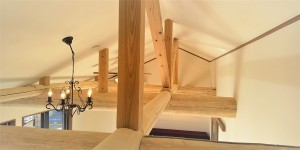 厚木市木の家二階リビング